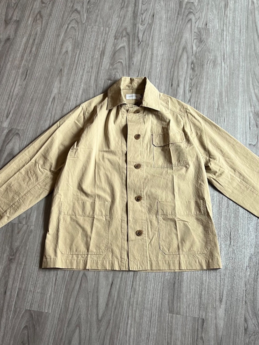 Mijeong Park Linen Blend Work Jacket (XS, NWT, Beige)